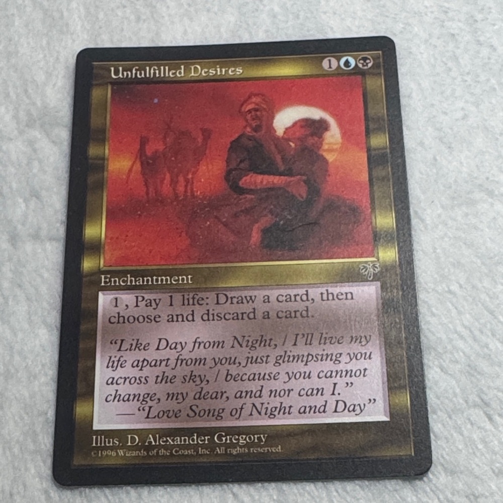 MTG Magic the Gathering Unfulfilled Desires